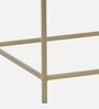 Cortez Metal End Table In Gold Colour