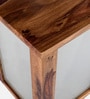 Cortina Sheesham Wood Backlit Side Table in Provincial Teak Finish Cortina Sheesham Wood Backlit Side Table in Provincial Teak Finish