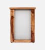Cortina Sheesham Wood Backlit Side Table in Provincial Teak Finish Cortina Sheesham Wood Backlit Side Table in Provincial Teak Finish