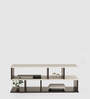 Cosco Tv Console In Wenge & Frosty White Finish