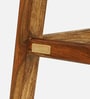 Cosenza Sheesham Wood Bar Stool In Rustic Teak Finish