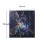 Set of 6 Cosmic Fractal Design Bloom Abstract Placemats