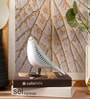 Cosmic Dots Avian Resin Sculpture-White