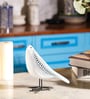 Cosmic Dots Avian Resin Sculpture-White