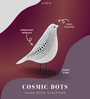 Cosmic Dots Avian Resin Sculpture-White