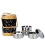 Varmora Cosmic Lunch, 700 ml- 4pc- Stainless Steel- Insulated Lunch Box- Gold
