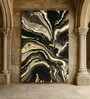Cosmic Swirl Printed Polyester 3 X 5 Feet Machine Made Carpet