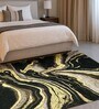 Cosmic Swirl Printed Polyester 3 X 5 Feet Machine Made Carpet