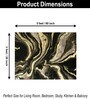 Cosmic Swirl Printed Polyester 3 X 5 Feet Machine Made Carpet