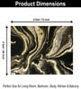 Cosmic Swirl Printed Polyester 4 X 6 Feet Machine Made Carpet