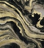 Cosmic Swirl Printed Polyester 4 X 6 Feet Machine Made Carpet