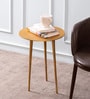 Cosmo Aluminium Rays End Table in Gold Finish Set of 2