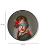 Cosmos Cream Canvas Framed Wall Plates