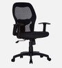 Cosmos Breathable Mesh Ergonomic Chair in Black Colour