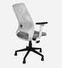 Cosmos Breathable Mesh Ergonomic Chair In White Colour