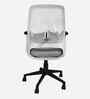 Cosmos Breathable Mesh Ergonomic Chair In White Colour