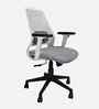 Cosmos Breathable Mesh Ergonomic Chair In White Colour