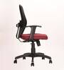 Cosmos Breathable Mesh Office Chairs in Maroon Colour