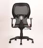 Cosmos Breathable Mesh Office Chairs in Maroon Colour
