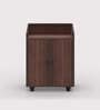 Rowan 2 Door Shoe Cabinet In Brown Finish
