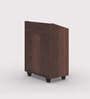 Rowan 2 Door Shoe Cabinet In Brown Finish