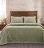 Cotsmere Melange HemstiTCh Polyester Fill Double Bed Reversible Ac Quilt