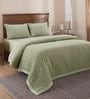 Cotsmere Melange HemstiTCh Polyester Fill Double Bed Reversible Ac Quilt