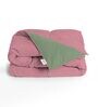 Green And Pink Cotton Reversible Single Bed Ac 150Gsm Comforter