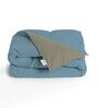 Blue And Grey Cotton Reversible Double Bed Ac 150Gsm Comforter