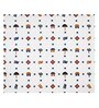White Traditional print 144 TC Cotton King Size  Bedsheet With 2 Pillow Cover