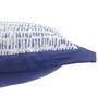 Blue Geometric 200 TC Cotton 20X30 Inches Pillow Covers with Filler (Set of 2)
