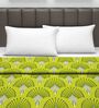 Green Abstract 120 GSM Double Bed Dohar