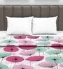 Pink Abstract 120 GSM Double Bed Dohar