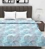 Blue Abstract 120 GSM Double Bed Dohar