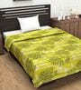 Green Floral Cotton 120 GSM Single Bed Dohar
