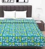 Blue Floral 120 GSM Double Bed Dohar