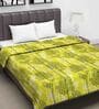 Yellow Floral 120 GSM Double Bed Dohar