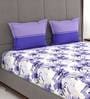 Karba (100x88) Cotton 120 TC Double Bedsheet with 2 Pillow Covers