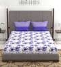 Karba (100x88) Cotton 120 TC Double Bedsheet with 2 Pillow Covers