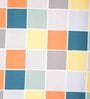 Multicolour Checkered 144 TC Microfiber Double Sized Bedsheet With 2 Pillow Covers