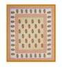 Orange Traditional 144 TC Cotton Blend Queen Sized Bed Sheets with 2 Pillow Covers