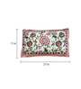 Pink Floral 144 TC Cotton 1 Double King Size Bedsheet with 2 Pillow Covers