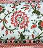 Pink Floral 144 TC Cotton 1 Double King Size Bedsheet with 2 Pillow Covers