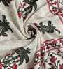 Pink Floral 144 TC Cotton 1 Double King Size Bedsheet with 2 Pillow Covers
