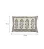 Off White Floral 144 TC Cotton 1 Double King Size Bedsheet with 2 Pillow Covers