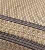 Brown Traditional 144 TC Cotton 1 Double King Size Bedsheet with 2 Pillow Covers