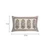 Off White Floral 144 TC Cotton 1 Double King Size Bedsheet with 2 Pillow Covers