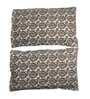 Brown Traditional 144 TC Cotton 1 Double King Size Bedsheet with 2 Pillow Covers