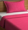 Cotton 150 TC Single Bed Cover With 1 Pillow Cover