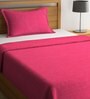 Cotton 150 TC Single Bed Cover With 1 Pillow Cover